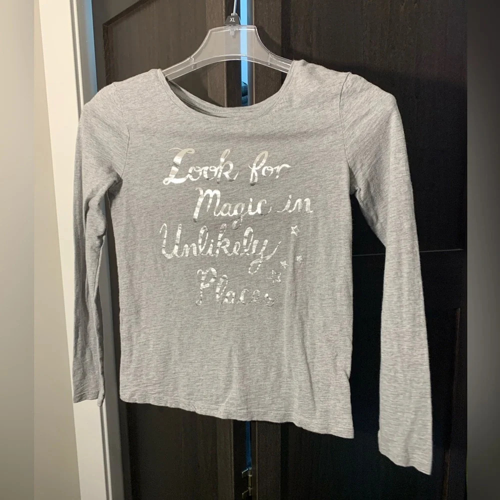 Gap Kids, gray long sleeve shirt